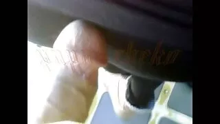 Blond pige kneppet fra røven på sofaen